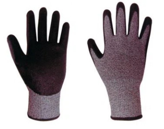 TPD 8024 PVC Coated Gloves, 13 Gauge, UHMW-PE Shell PU Coating On Palm, Cut RTersistant.