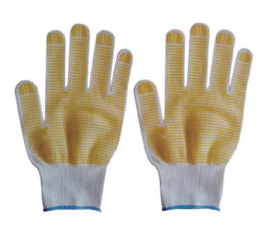THXL-6014-1 PVC Coated Gloves, 13 Gauge Nylon Both Sides With PVC Dots.