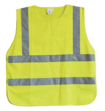THV-605 High Visibility Reflective Safety Vest, 100% Polyester Knitted Fabric.