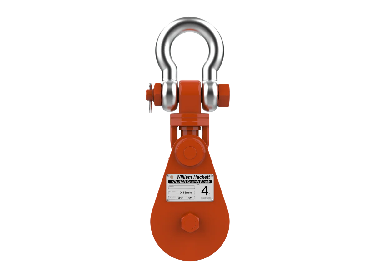 William Hackett HSB Hackett Snatch Block with Shackle