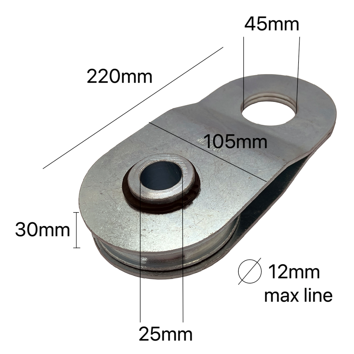 Zinc Plated Swing Away Snatch Block
