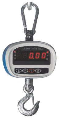OCS XZ-GSE Digital Crane, Selectable division value and weight unit.