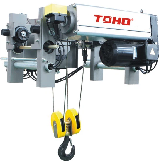 SH Type Hook Suspension LOW HEADROOM Foot-mounted Electric Chain Hoist with Motor Trolley
