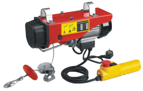 Mini Electric Wire Hoist with Emergency Stop Switch with CE Protection Class Up To IP54
