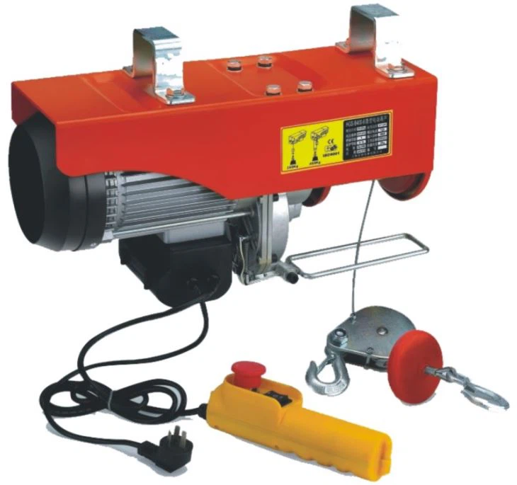 Mini Electric Wire Hoist with Emergency Stop Switch with CE Protection Class Up To IP54