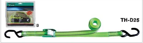 TH-D25 Ratchet Tie Down, Locking function and will not fall off