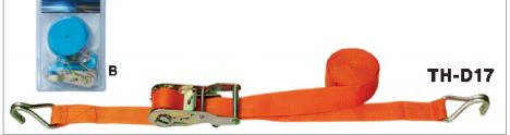 TH-D17 Ratchet Tie Down, Locking function and will not fall off