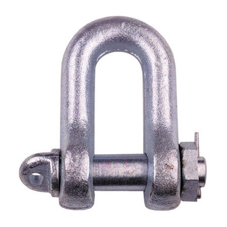 Dee Shackle with screw pin, nut and cotter pin