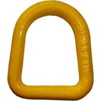 G80 Welded D Ring Yellow Powder Painted Alloy Steel