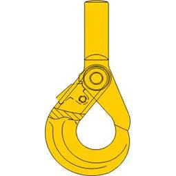 G80 U.S Shank Self-Locking Hook TH-11 Lifting Rigging Safety Hook Shank Type