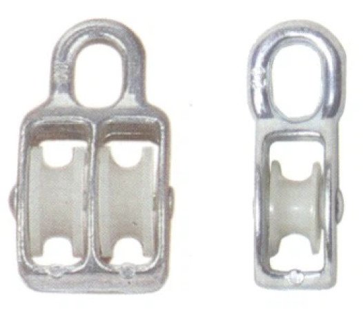 Zinc Alloy Pulley Nylon Single /double Wheel