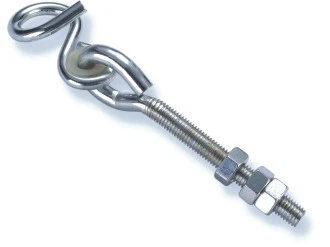 Zinc Plated Swivel Screw Eye Bolt with Nut