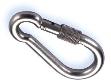 Snap Hook with Screw DIN5299 D, Stainless Steel, AISI304 oro 316