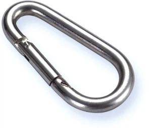 Straight Snap Hook DIN5299B, Stainless Steel, AISI304 or 316