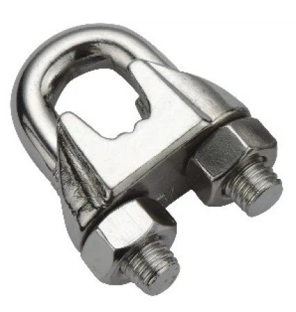 U.S Type Wire Rope Clip, Stainless Steel, AISI304 or 316