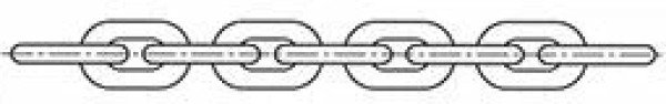 Electro Galvanized Welded Steel Short Link Chain Self Color
